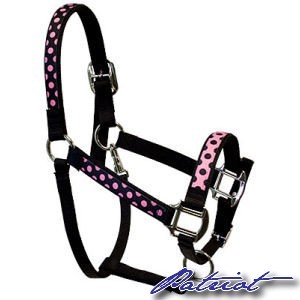 equineElitePinkBlackPolka